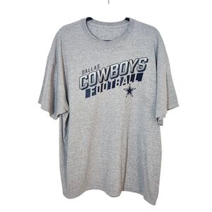 Dallas Cowboys Light Heather Gray Short Sleeve Tee Size 2XL